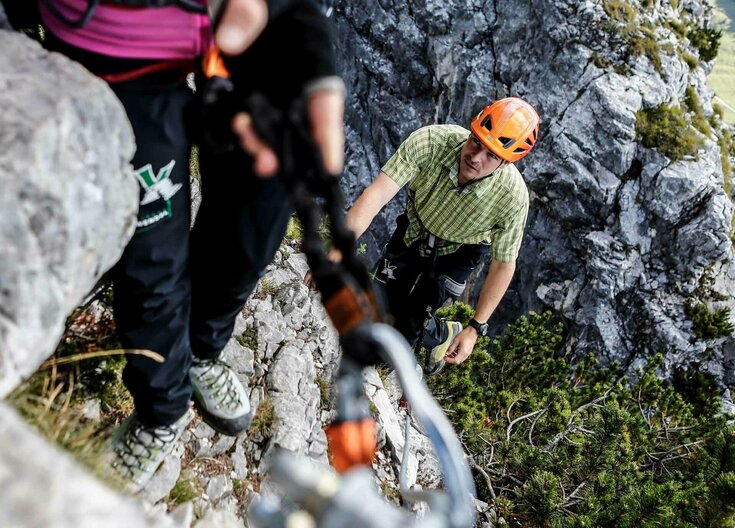 Bergsteiger in Gnadenwald