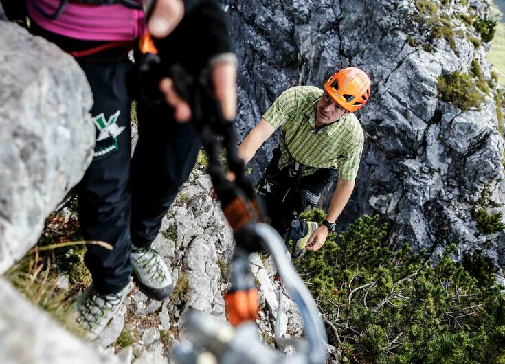Bergsteiger in Gnadenwald