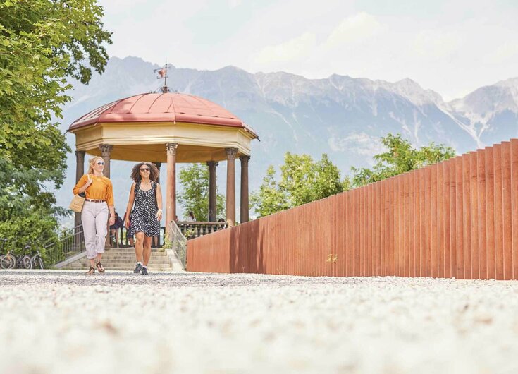 Das Kaiserjägermuseum in Innsbruck Pavillon beim Kaiserjägermuseum in Innsbruck