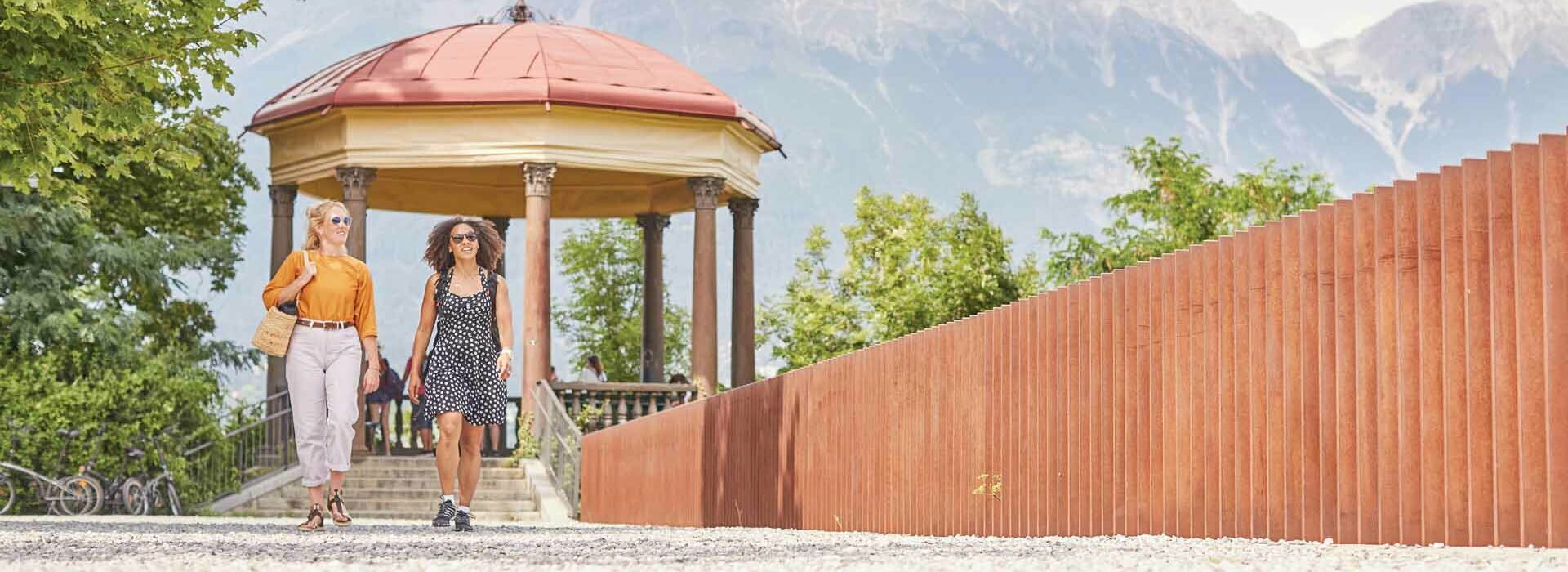 Das Kaiserjägermuseum in Innsbruck Pavillon beim Kaiserjägermuseum in Innsbruck
