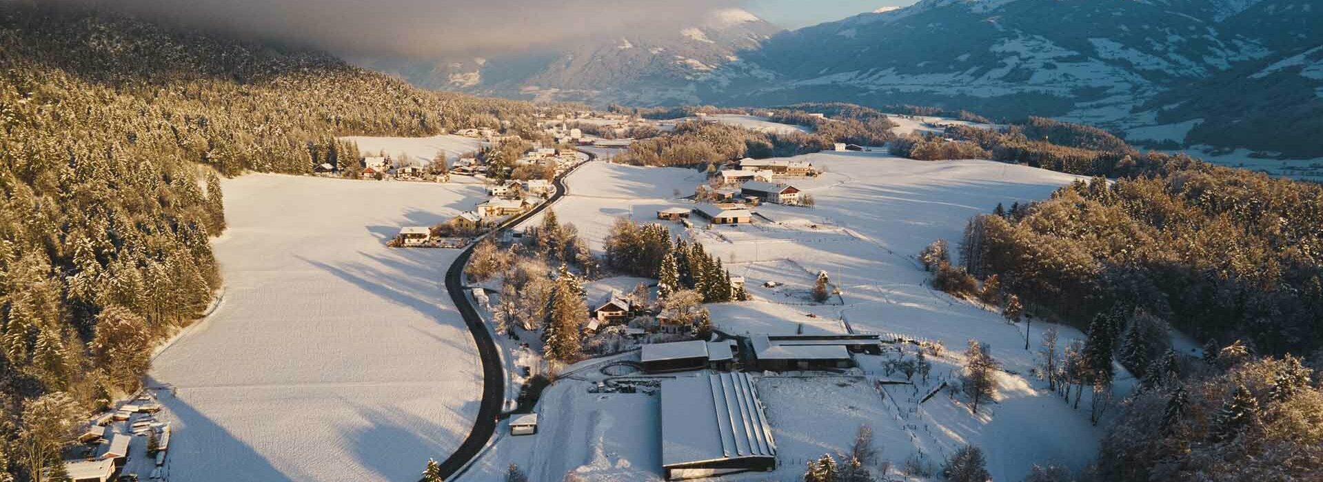 Schneebedecktes Gnadenwald